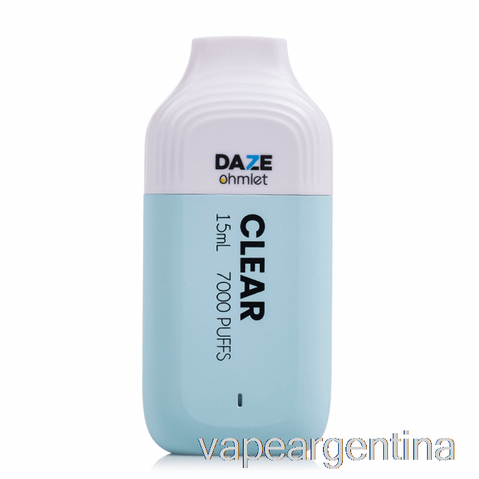 7 Daze Ohmlet 7000 Vape Transparente Desechable Argentina